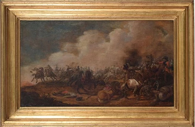 Scena di battaglia - attribuito